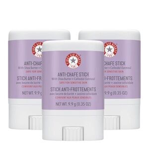 3X First Aid Beauty FAB Anti Chafe Stick Shea Butter Colloidal Oatmeal New